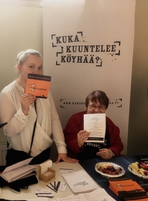Emmi Vuorela Korttelikaveritja Tuula Paasivirta Sosiaalifoorumi 2018